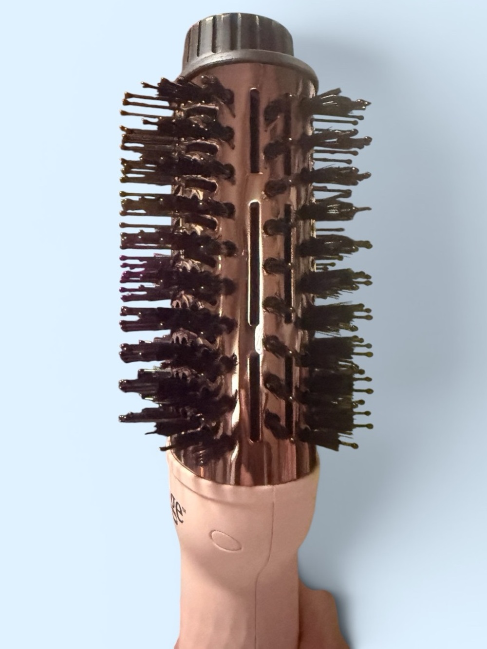 L’ange Le Volume 75mm Titanium Blow Dryer Brush Brand NEW in Blush Pink - Picture 5 of 5